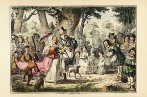 İngiltere Kralı VIII. Henry, 1509 dolaylarında, ilk kraliçesi Aragonlu Catherine ile 1 Mayıs
