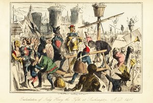 İngiltere Kralı Henry V, Southampton'da Trinity'ye binerken by John (after) Leech