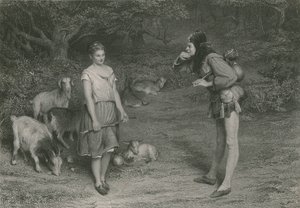 Ölçü Taşı ve Audrey, İstediğiniz Gibi (gravür)