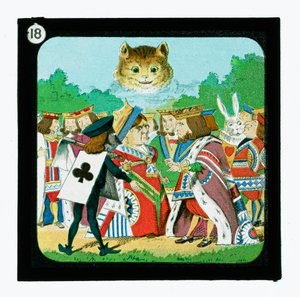 Alice Harikalar Diyarında, Renkli Fener Slaytları (fener slayt) by John (after) Tenniel
