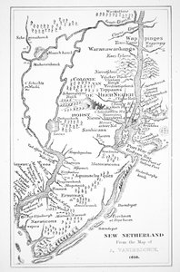 Sömürge Amerika: Yeni Hollanda Hollanda Kolonisi (lito) by John (after) Vanderbank