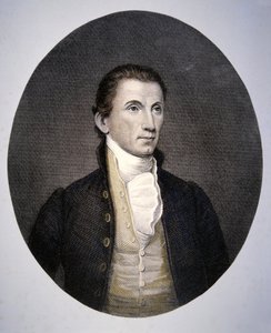 James Monroe (1758-1831) Asher Brown Durand (1796-1886) tarafından oyulmuş (renkli gravür) by John (after) Vanderlyn