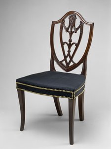 Yan sandalye by John (workshop of) Townsend