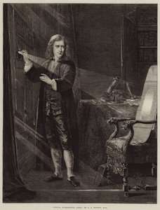 Newton, Işığı araştırıyor