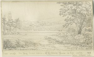 Burton-upon-Trent: kalem ve mürekkeple çizim, 1818