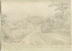 Burton-upon-Trent: kalem ve mürekkeple çizim, nd [1799-1854] (çizim) by John Allport