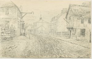 Rugeley Town: kalem ve mürekkeple çizim, 26 Kasım 1813