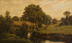 Coventry yakınlarındaki Finham Brook, 1888