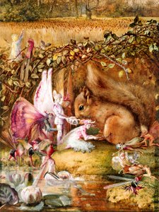 yaralı sincap by John Anster Fitzgerald