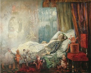 Maskeli balodan sonraki rüya by John Anster Fitzgerald