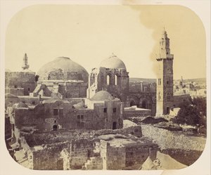 Kutsal Kabir Kubbesi, Kudüs, 1860'lar.