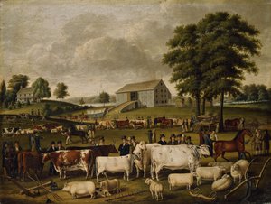 Pensilvanya Ülke Fuarı, 1824 by John Archibald Woodside