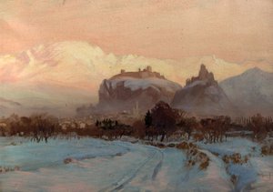 Bir Kış Manzarası by John Arthur Black