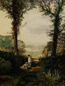 Bir Burnsall Vadisi, Wharfedale by John Atkinson Grimshaw