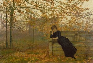 Sonbahar Pişmanlıkları, 1882 by John Atkinson Grimshaw