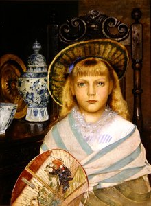 Enid (tuval üzerine yağlı boya) by John Atkinson Grimshaw