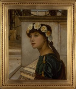 J.A.Grimshaw, Vestalin / Gemälde, 1885 by John Atkinson Grimshaw