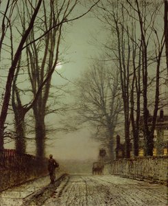 Putney Park Yolu by John Atkinson Grimshaw
