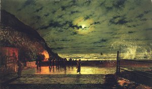 Liman Parlaması, 1879 by John Atkinson Grimshaw