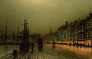 Bilinmeyen resim by John Atkinson Grimshaw