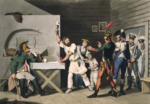 Rus Sadakat ve Kahramanlığı: Smolensk Köylü, John Heaviside Clark (c.1771-1863) ve Matthew Dubourg (fl.1813-20) tarafından 