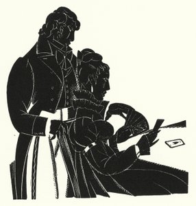Gustave Flaubert (lito) tarafından Madame Bovary için illüstrasyon by John Austen