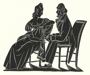 Gustave Flaubert (lito) tarafından Madame Bovary için illüstrasyon by John Austen