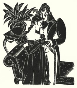 Gustave Flaubert (lito) tarafından Madame Bovary için illüstrasyon by John Austen