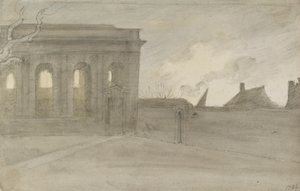 Pembroke Koleji. Oxon., 9 Kasım 1786 by John Baptist Malchair
