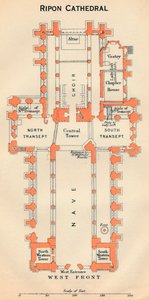 Ripon Katedrali, c20th Century by John Bartholomew