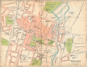 Winchester, c20th Century by John Bartholomew