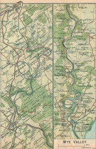 Wye Vadisi, c20th Century by John Bartholomew