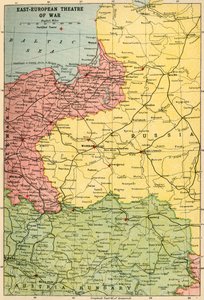 Doğu Avrupa Savaş Tiyatrosu, 1914-1918, c1920.