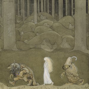 Prenses ve Troller by John Bauer