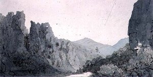 Dovedale, Derbyshire by John Bavistock Knight