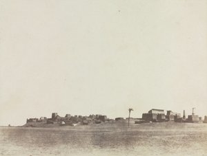 Luksor manzarası, 1854.