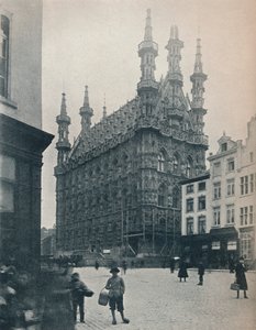 Belediye Binası, Leuven, Belçika, c1900 1914-1915