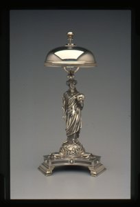 Akşam yemeği zili, c.1860-70 (gümüş) by John Bogert
