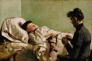 Hasta Çocuk, 1893. by John Bond Francisco