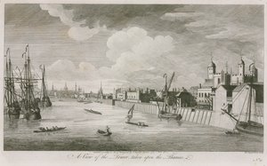 Thames Nehri üzerinde çekilen Londra Kulesi