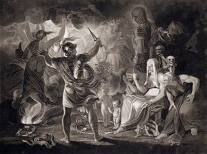 Macbeth, üç cadı ve Hekate, 1805