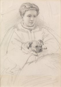 Georgina Weldon (kalem) by John Brett