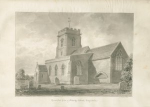 Aldridge Kilisesi: sepya çizimi, 1847 by John Buckler