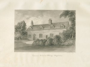 Aldridge Gramer Okulu: sepya çizimi, 1847