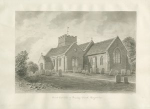 Armitage Kilisesi: sepya çizimi, 1823 by John Buckler