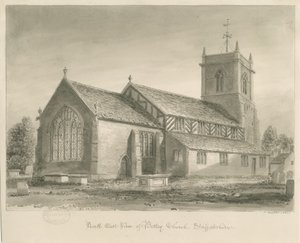 Betley Kilisesi: sepya çizimi, 1840 by John Buckler