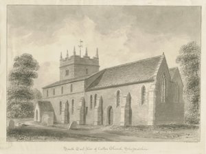 Colton Kilisesi: sepya çizimi, 1842 by John Buckler