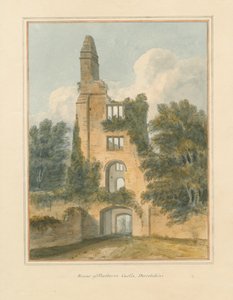 Dorset - Sherborne - Kale Harabeleri, 1802 by John Buckler