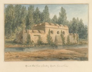 Hampshire - Netley Kalesi, 1828 by John Buckler