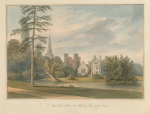 Huntingdonshire - Buckden Sarayı, 1799 by John Buckler